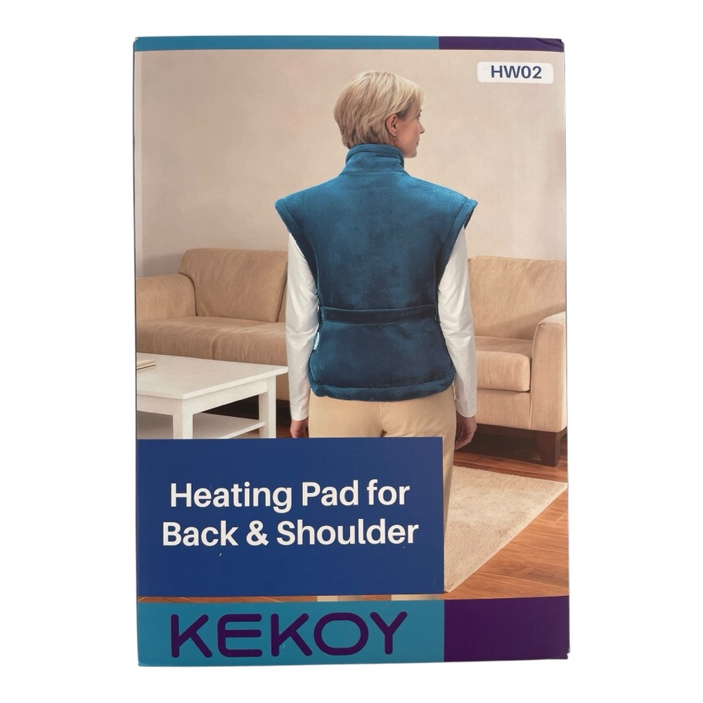 Kekoy Heating Pad for Full Body Pain Relief 24x40 Heating Pad HW02A Gray NEW - Picture 2 of 4